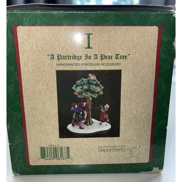 Department 56-12 DAYS-DICKENS Heritage Village #1 Partridge in a Pear Tree - Picture 6 of 7